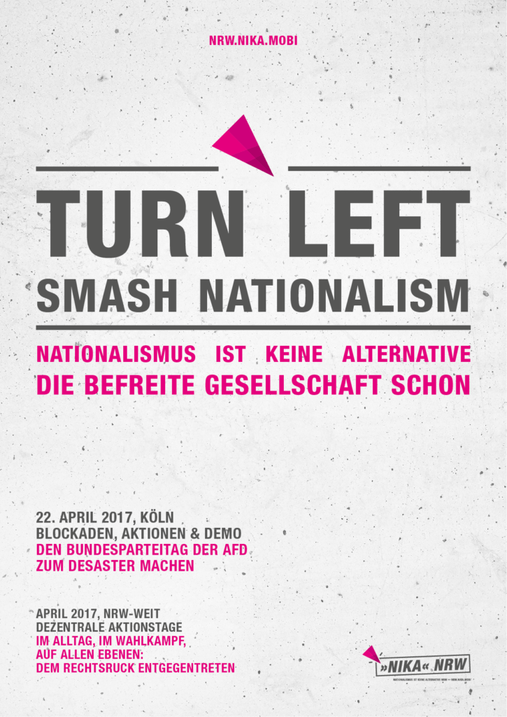 AfD Parteitag in Köln blockieren plakat