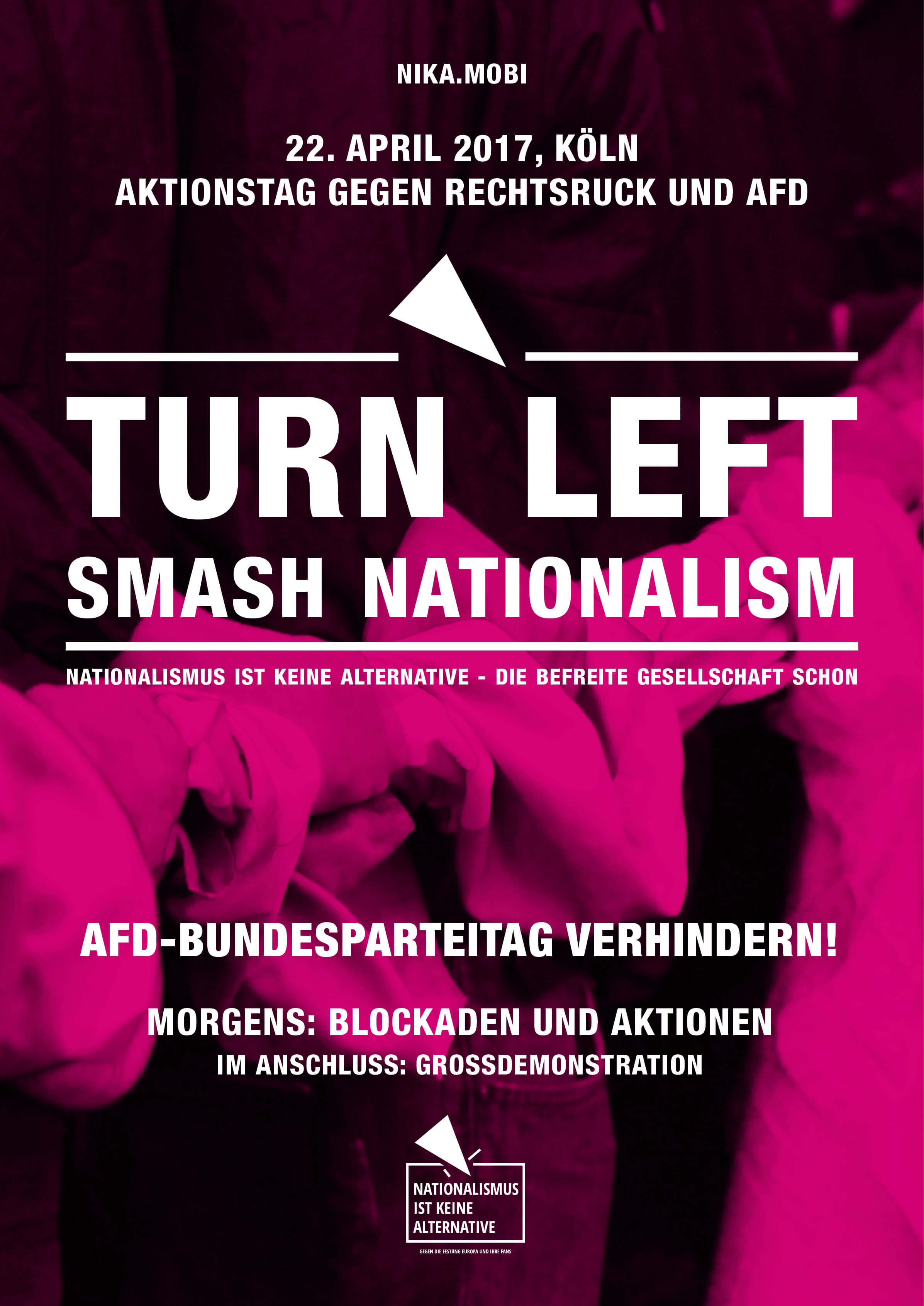 Nationalismus ist keine Alternative Plakat